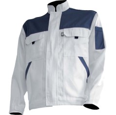 BLOUSON DE TRAVAIL TYPHON BLANC/GRIS