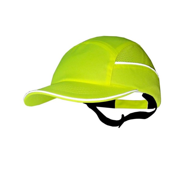 CASQUETTE DE SÉCURITÉ COQUÉE HAUTE VISIBILITE TOUTE SAISON JAUNE FLUO