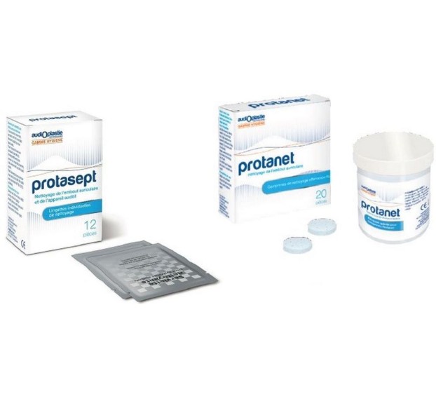 SET D'ENTRETIEN BOUCHONS D'OREILLES SUR MESURE EARCLEAN