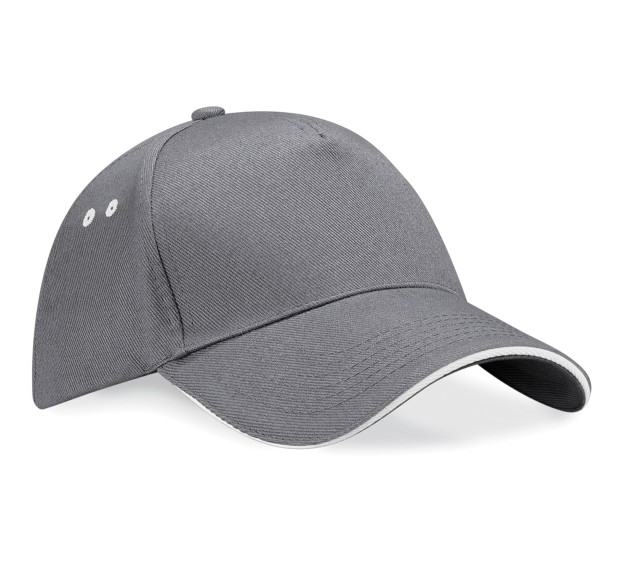 CASQUETTE PERSONNALISABLE ULTIMATE BF15C GRAPHITE/GRIS CLAIR