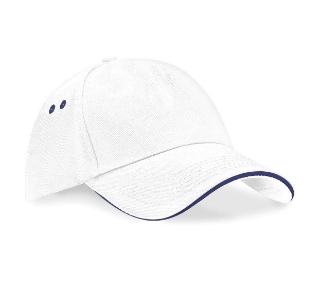 CASQUETTE PERSONNALISABLE ULTIMATE BF15C BLANC/MARINE