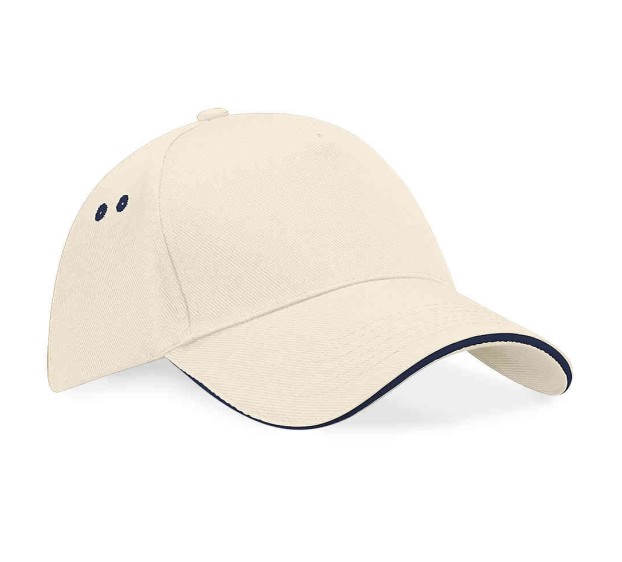CASQUETTE PERSONNALISABLE ULTIMATE BF15C BEIGE/MARINE