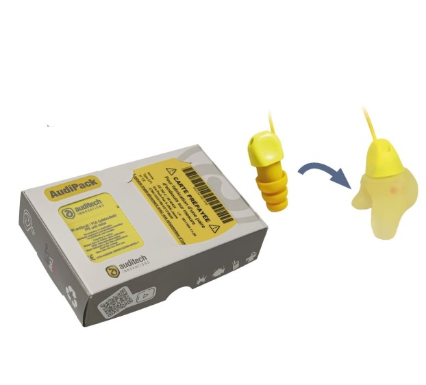BOUCHONS D'OREILLES SUR MESURE AUDIPACK EVOLUTION UNIVERSEL 25 AI
