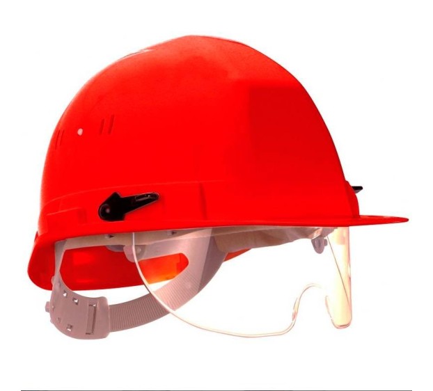 CASQUE DE CHANTIER VISIOCEANIC ROUGE