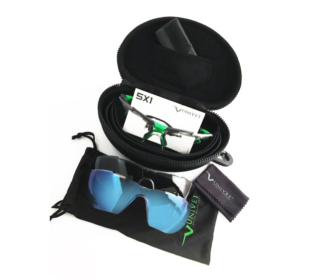 PACK COMPLET 1 LUNETTES DE PROTECTION 5X1 INCOLORES + 2 ÉCRANS DE RECHANGE SOLAIRE