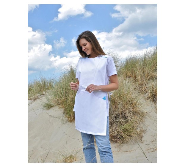 CHASUBLE PROFESSIONNEL FEMME APRIL BLANC/ATOLL