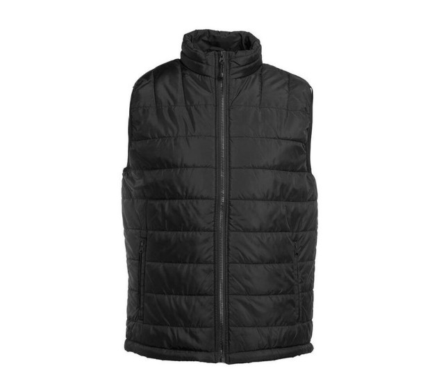 GILET CHAUD DE TRAVAIL HOMME CITY NOIR/ZIP NOIR