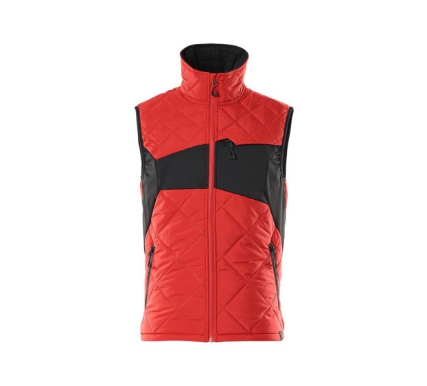 GILET CLIMASCOT ROUGE TRAFIC / NOIR T.3XL