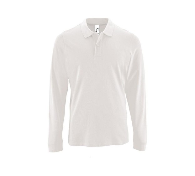 POLO DE TRAVAIL HOMME MANCHES LONGUES BLANC T.3XL