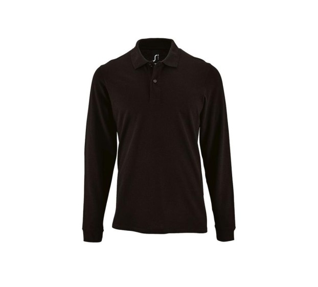 POLO DE TRAVAIL HOMME MANCHES LONGUES NOIR