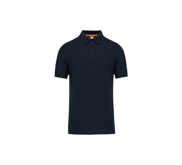 POLO DE TRAVAIL HOMME MANCHES COURTES ECO-RESPONSABLE NAVY T.3XL