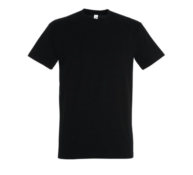 T-SHIRT DE TRAVAIL MANCHES COURTES 190 G NOIR T. 5XL