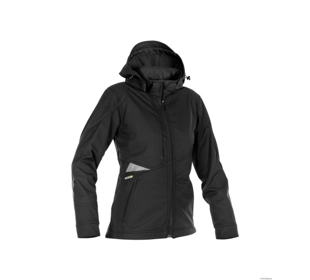 VESTE SOFTSHELL IMPERMEABLE FEMME GRAVITY NOIR
