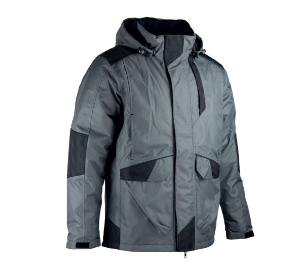 PARKA MATELASEE DE TRAVAIL HOMME/FEMME VOLGA GRIS