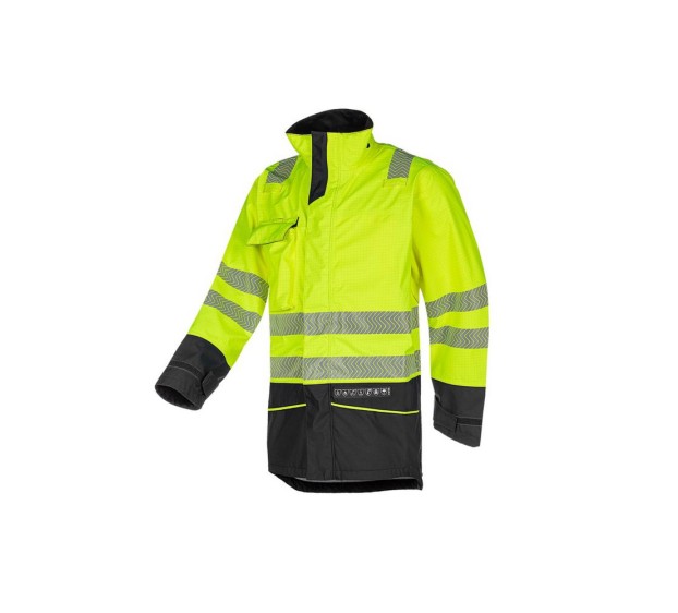 PARKA HAUTE VISIBILITÉ TORVIK JAUNE FLUO/GRIS