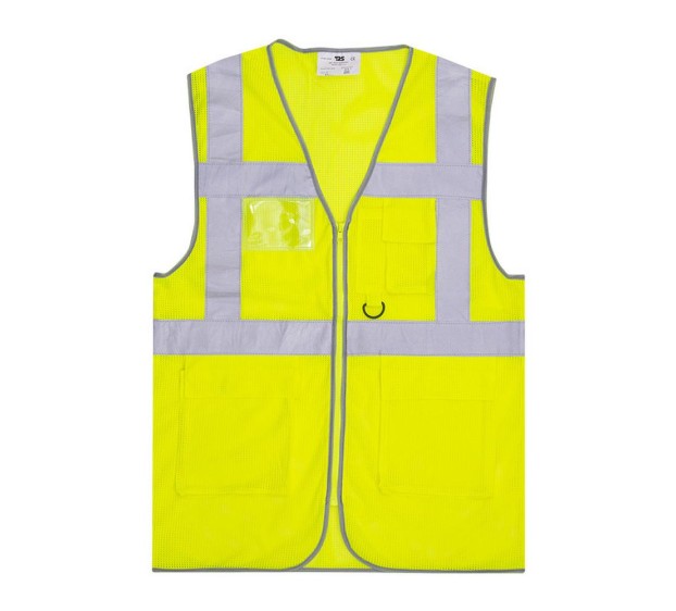 GILET HAUTE VISIBILITE LED SAFARI LED JAUNE FLUO