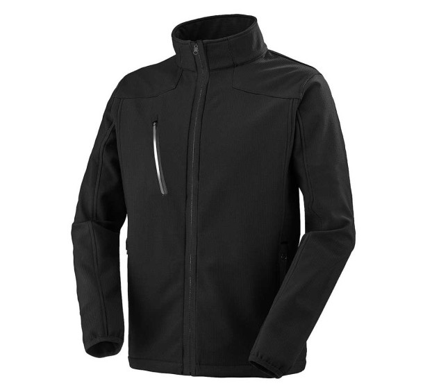VESTE SOFTSHELL HIVER DE TRAVAIL HOMME/FEMME CAUCASE NOIR