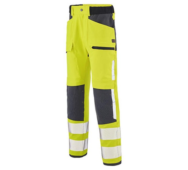 PANTALON RÉFLÉCHISSANT HOMME/FEMME TWIST JAUNE FLUO/CHARCOAL 