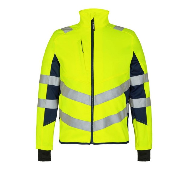 BLOUSON HAUTE VISIBILITÉ SAFETY JAUNE FLUO/BLUE INK 