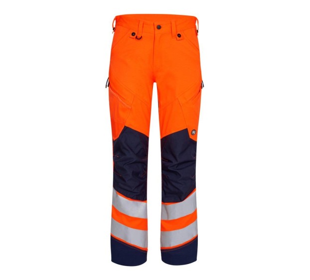 PANTALON RÉFLÉCHISSANT HOMME/FEMME SAFETY ORANGE FLUO/BLUE INK