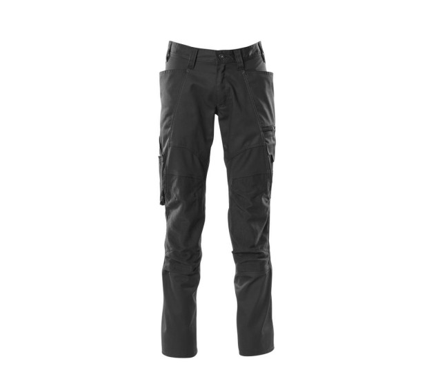 PANTALON DE TRAVAIL HOMME/FEMME ACCELERATE AVEC POCHES NOIR