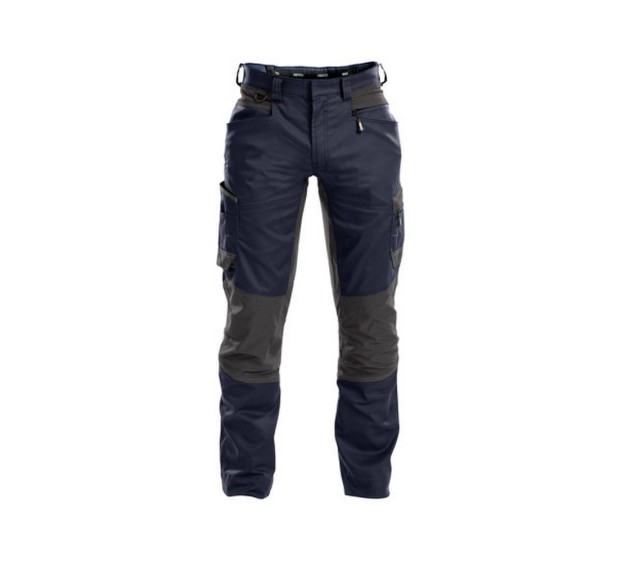 PANTALON DE TRAVAIL HOMME/FEMME HELIX BLEU NUIT/GRIS ANTHRACITE