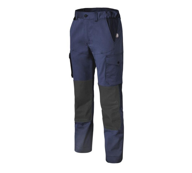 PANTALON DE TRAVAIL HOMME/FEMME GENOUILLERES OVERMAX MARINE 