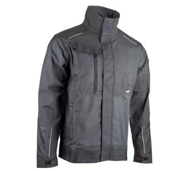 VESTE AXONE GRIS/NOIR T.8/4XL 