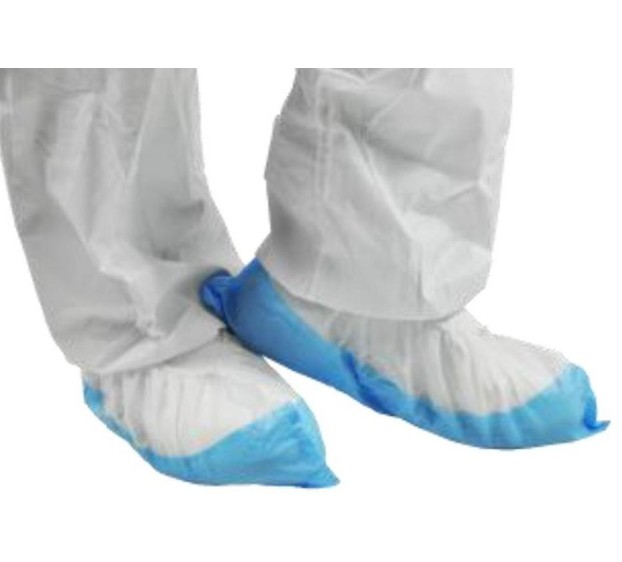 SURCHAUSSURES JETABLES SEMELLES PE BLEU (200 PAIRES)