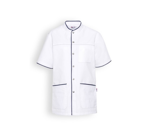 BLOUSE MIXTE MICHEL BLANC /BLEU JEAN
