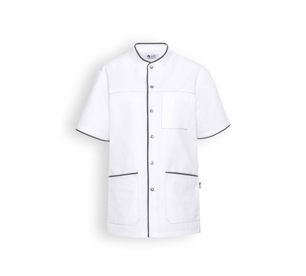 BLOUSE MIXTE MICHEL BLANC /ANTHRACITE
