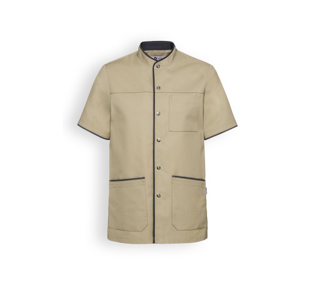 BLOUSE MIXTE MICHEL BISQUIT /ANTHRACITE 