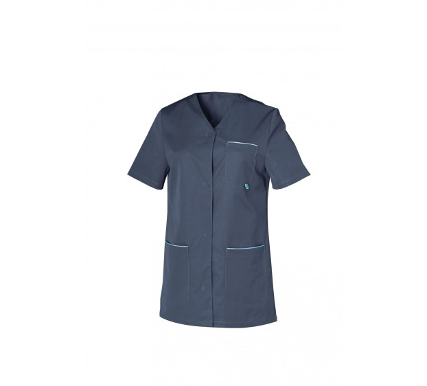 BLOUSE PROFESSIONNELLE FEMME AURORE GRIS CONVOY 