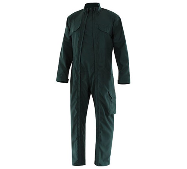 COMBINAISON DE TRAVAIL DOUBLE ZIP KROSS LINE VERT US