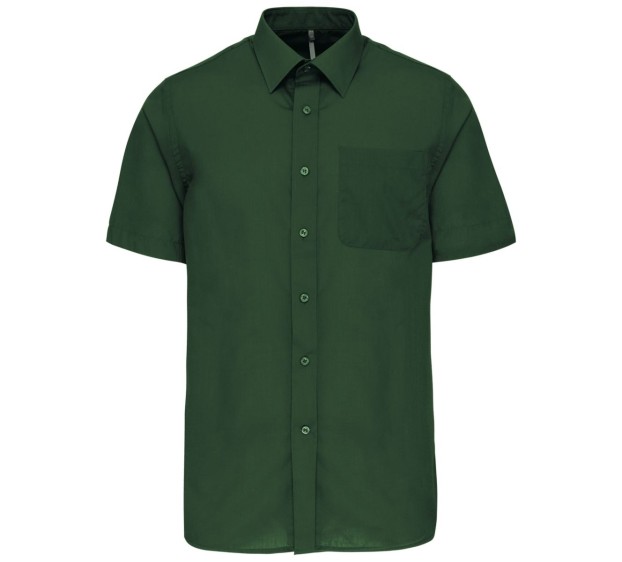 CHEMISE MC K551 FOREST GREEN 