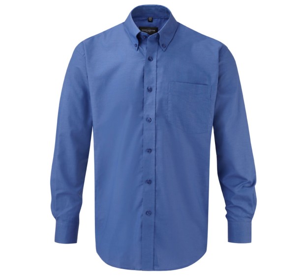 CHEMISE DE TRAVAIL OXFORD MANCHES LONGUES BLEU OXFORD