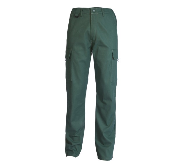 PANTALON DE TRAVAIL HOMME/FEMME BATTLE DRESS COTON/POLYESTER VERT US