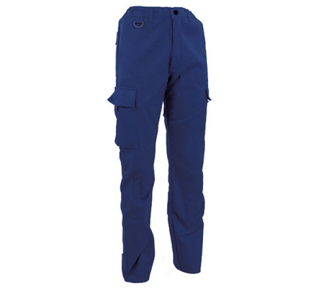 PANTALON DE TRAVAIL HOMME/FEMME BATTLE DRESS 100 % COTON MARINE