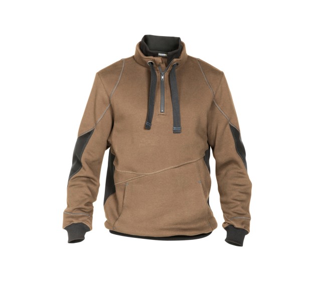 SWEAT DE TRAVAIL STELLAR CAMEL/GRIS