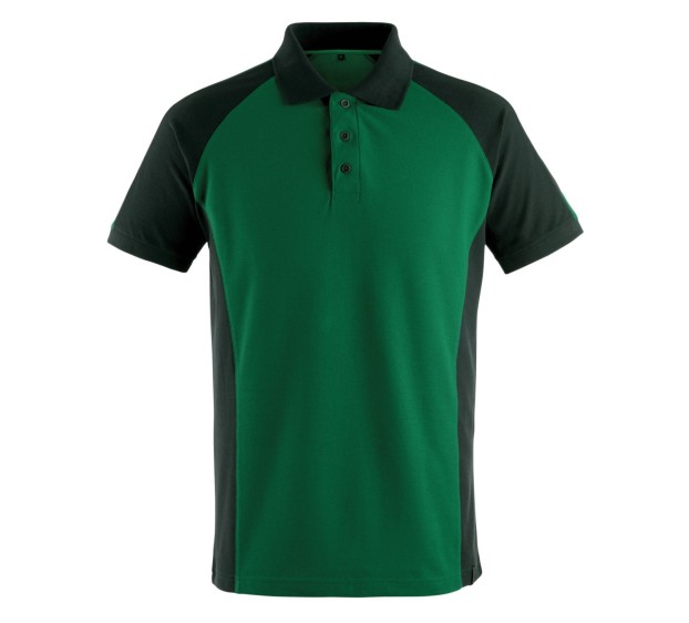 POLO BOTTROP VERT BOUTEILLE /NOIR
