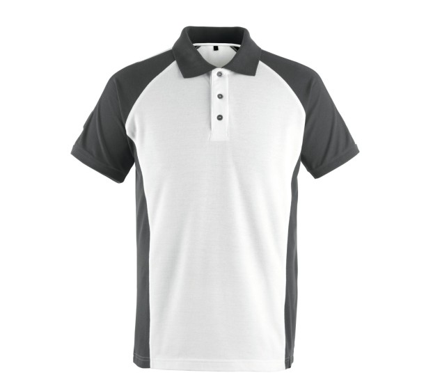 POLO BOTTROP BLANC/ANTHRACITE FONCE T.4XL