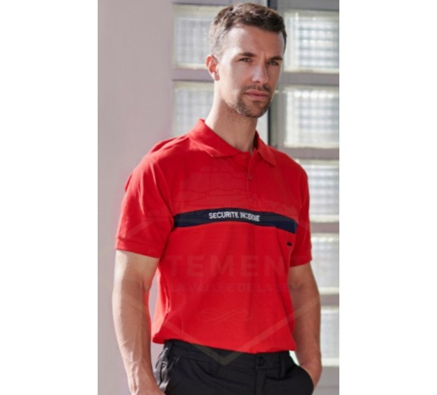 POLO SSIAP ROUGE 