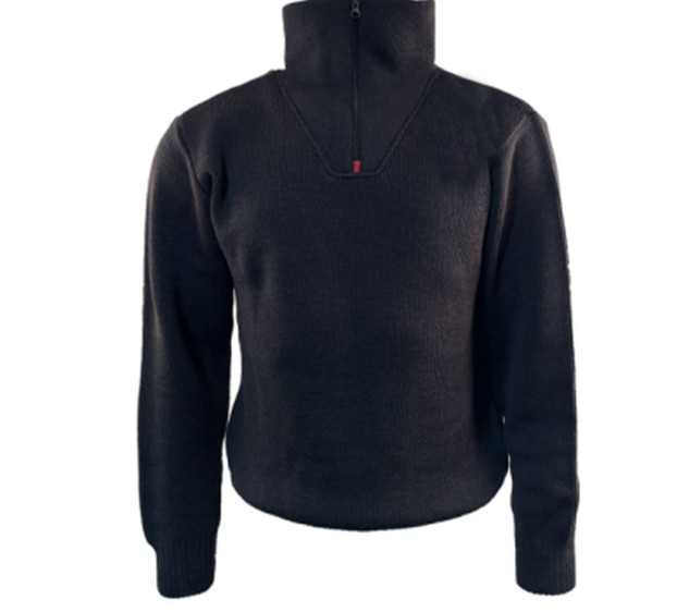 PULL COL CAMIONNEUR 300N  GRIS FONCE 