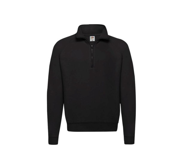 SWEAT DE TRAVAIL COL ZIPPE NOIR T. 3XL