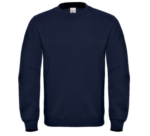 SWEAT COL ROND MARINE