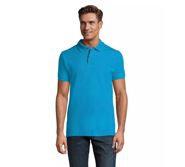 POLO HOMME MC AQUA T.3XL 