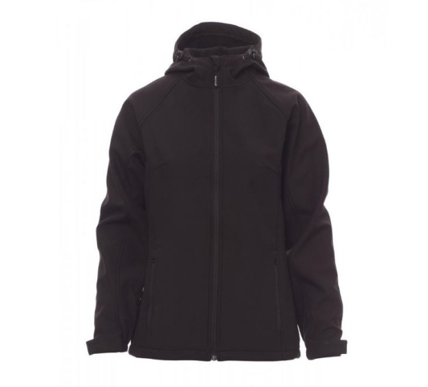 VESTE SOFTSHELL HIVER DE TRAVAIL FEMME GALE NOIR