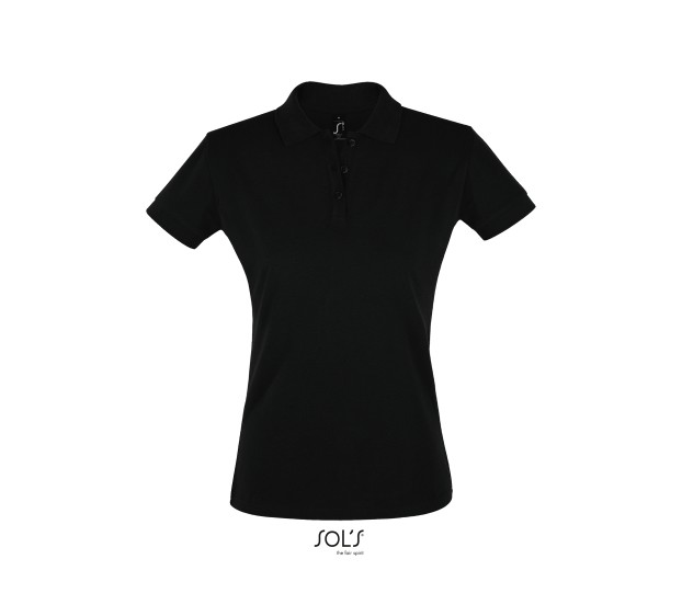 POLO DE TRAVAIL MANCHES COURTES FEMME NOIR