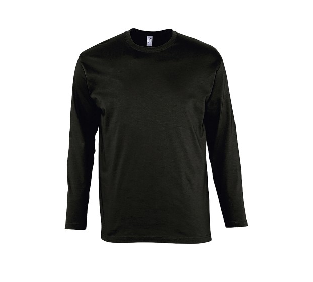 T-SHIRT DE TRAVAIL MANCHES LONGUES 150 G NOIR