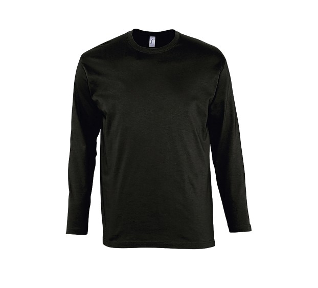 T-SHIRT DE TRAVAIL MANCHES LONGUES 150 G NOIR T. 4XL